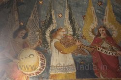 CMSI No.-007-2.5 - Angels playing a Trumpet  and Framed Drum  