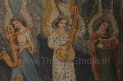 CMSI No.-007-2.2 - Angels With a Saxophone, Vertical Veena and singing from notation book  